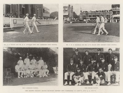 Le match de cricket nul entre Oxford et Cambridge à Lords, 4, 5 et 6 juillet - English Photographer
