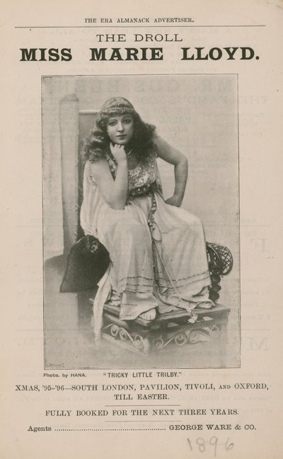 La drôle Miss Marie Lloyd - English Photographer