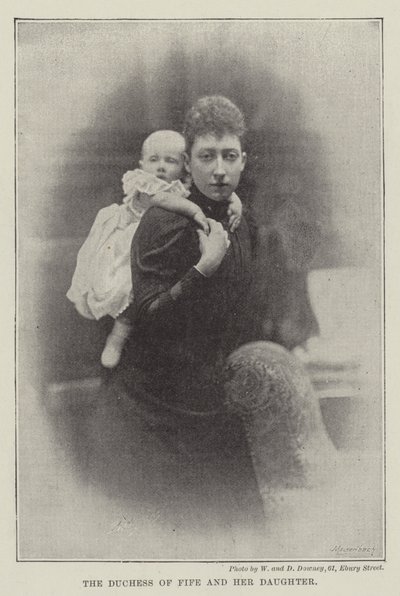 La duchesse de Fife et sa fille - English Photographer