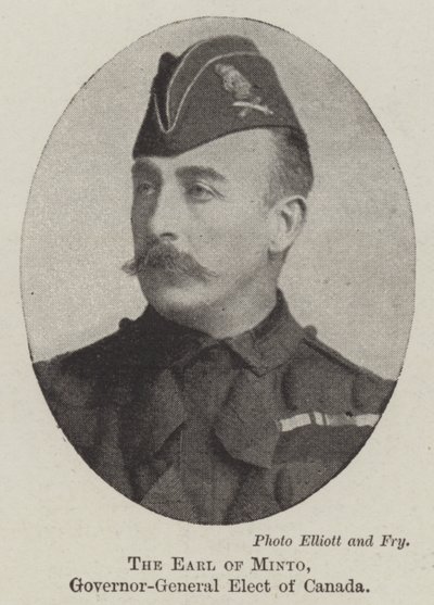 Le comte de Minto, gouverneur général élu du Canada - English Photographer