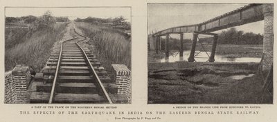 Les Effets du Tremblement de Terre en Inde sur le Chemin de Fer de l