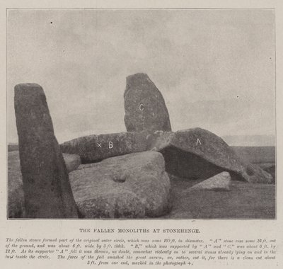 Les Monolithes Tombés à Stonehenge - English Photographer
