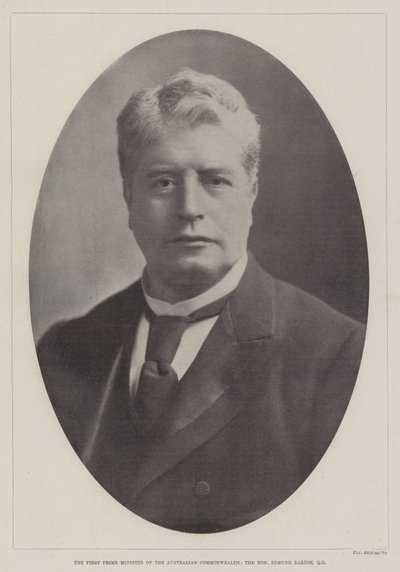 Le Premier Premier Ministre du Commonwealth Australien, l