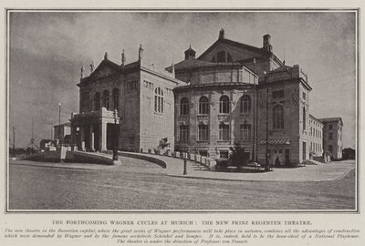 Les prochains cycles de Wagner à Munich, le nouveau théâtre Prinz Regenten - English Photographer