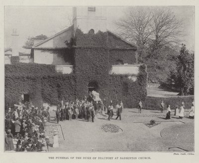 Les funérailles du duc de Beaufort à l