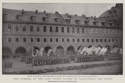 Les funérailles du feu prince Alfred de Saxe-Cobourg et Gotha - English Photographer
