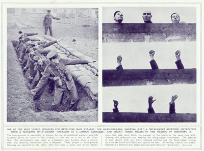 La Grenade à main, de The Illustrated War News, publié le 22 novembre 1939 - English Photographer