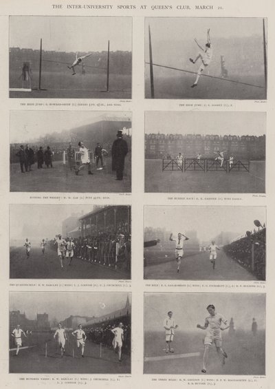 Les sports interuniversitaires au Queens Club, 21 mars - English Photographer