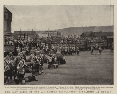 Le dernier groupe du 2e Gordon Highlanders embarquant à Durban - English Photographer