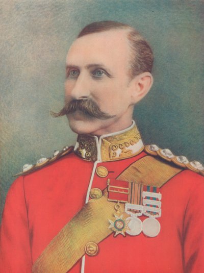 Le défunt Major-Général Sir W. Penn Symons. Mortellement blessé à Talana Hill, Afrique du Sud - English Photographer