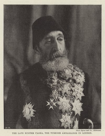 Feu Rustem Pacha, ambassadeur turc à Londres - English Photographer