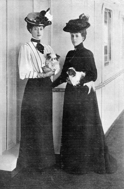 Les derniers portraits de Sa Majesté et de la princesse Victoria de Galles, couverture de The Graphic, 27 octobre 1906 - English Photographer