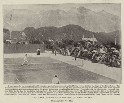 Le championnat de tennis de Suisse - English Photographer