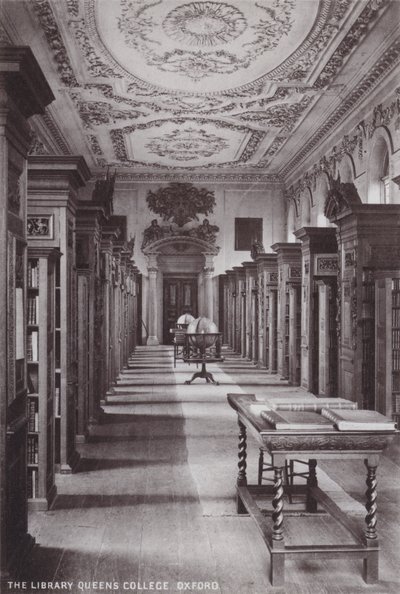 La bibliothèque du Queens College, Oxford - English Photographer