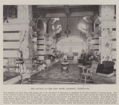 Le salon du nouvel hôtel Majestic, Harrogate - English Photographer