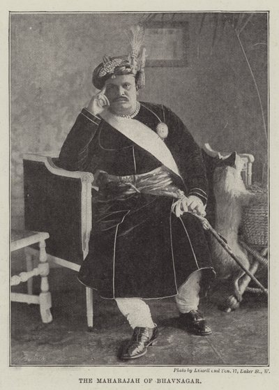 Le Maharajah de Bhavnagar - English Photographer