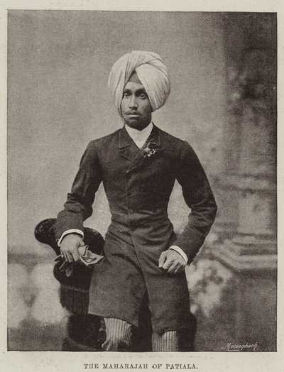 Le maharajah de Patiala - English Photographer