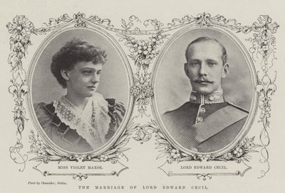 Le mariage de Lord Edward Cecil - English Photographer