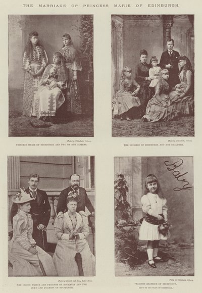 Le mariage de la princesse Marie d