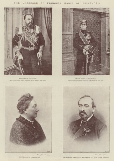 Le mariage de la princesse Marie d