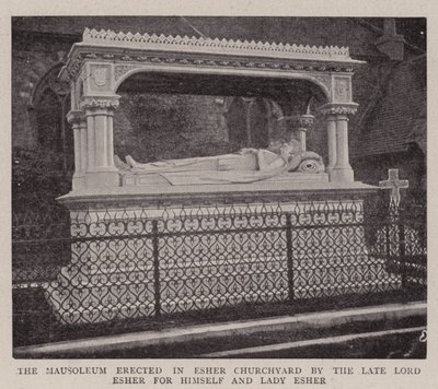 Le mausolée érigé dans le cimetière d