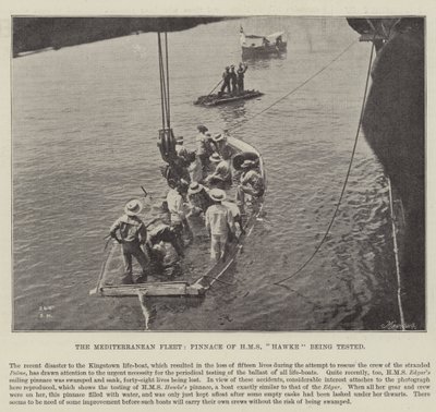 La flotte méditerranéenne, pinasse du HMS Hawke en test - English Photographer