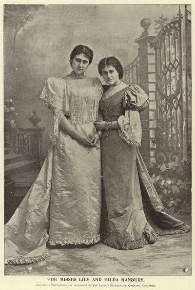 Les demoiselles Lily et Hilda Hanbury - English Photographer