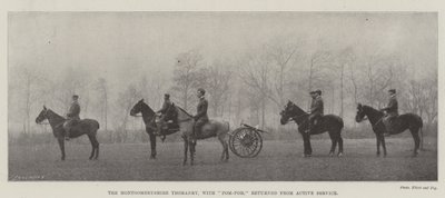 Les Yeomanry du Montgomeryshire, avec Pom-Pom, de retour du service actif - English Photographer