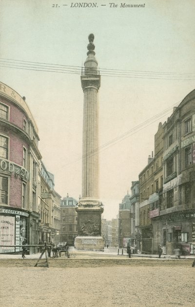 Le Monument au Grand Incendie, Londres - English Photographer