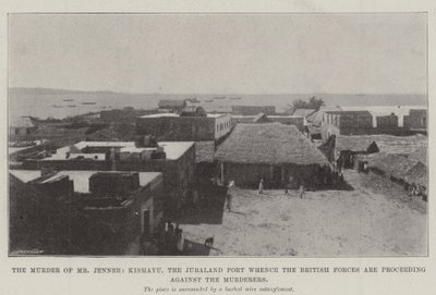 Le meurtre de M. Jenner, Kismayu, le port de Jubaland d
