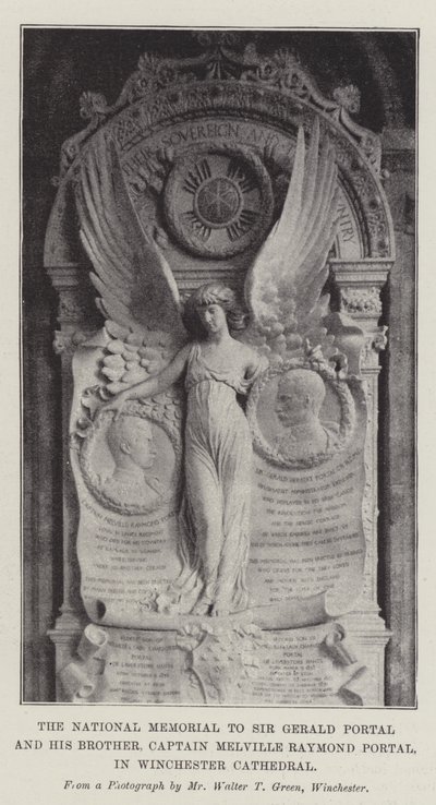 Le mémorial national à Sir Gerald Portal et à son frère, le capitaine Melville Raymond Portal, dans la cathédrale de Winchester - English Photographer