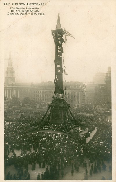 Célébration de Nelson à Trafalgar Square, Londres, 21 octobre 1905 - English Photographer
