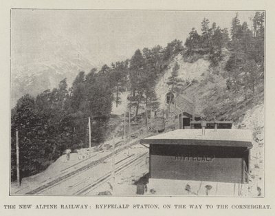 Le nouveau chemin de fer alpin, station de Ryffelalp, en route vers le Gornergrat - English Photographer