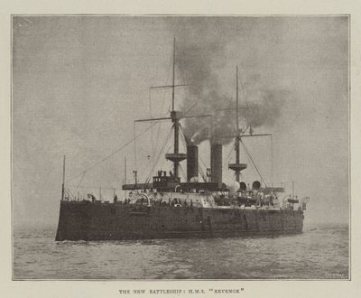 Le nouveau cuirassé, HMS Revenge - English Photographer