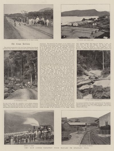 Le nouveau chemin de fer du Congo de Matadi à Stanley Pool - English Photographer