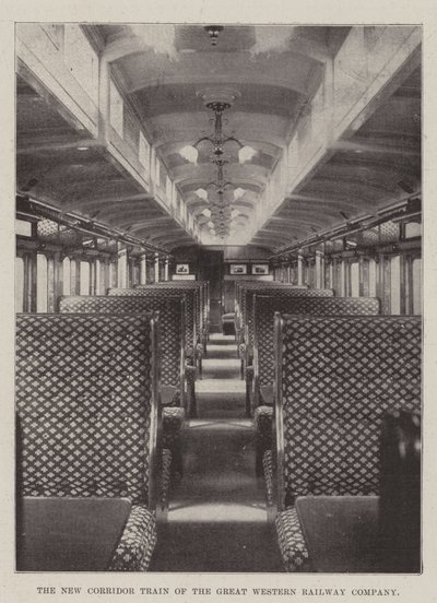 Le nouveau train à couloir de la Great Western Railway Company - English Photographer