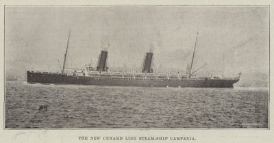 Le Nouveau Paquebot de la Cunard Line, Campania - English Photographer