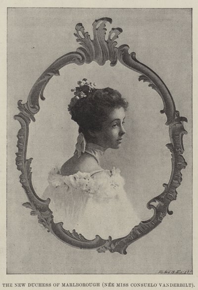 La nouvelle duchesse de Marlborough (née Miss Consuelo Vanderbilt) - English Photographer