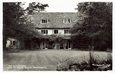Le vieux presbytère, maison de Rupert Brooke, Grantchester, Cambridge - English Photographer