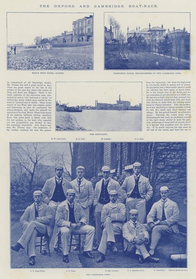 La course de bateaux Oxford et Cambridge - English Photographer