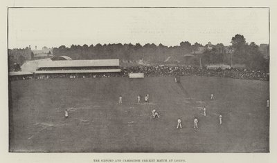 Le match de cricket Oxford et Cambridge à Lords - English Photographer