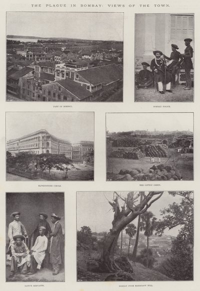 La peste à Bombay, vues de la ville - English Photographer