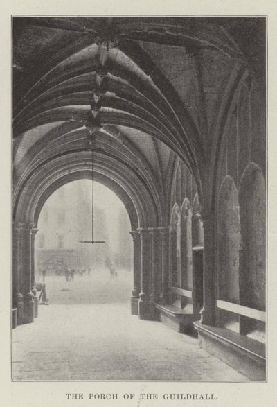 Le porche du Guildhall - English Photographer