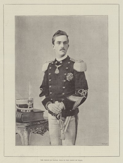 Le Prince de Naples, héritier de la couronne d