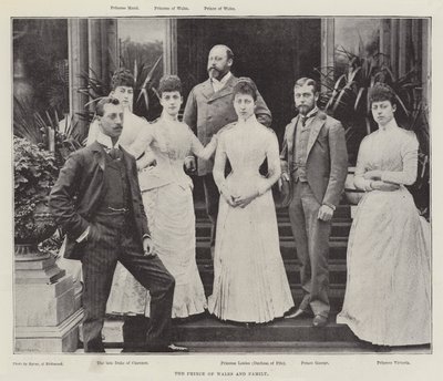 Le prince de Galles et sa famille - English Photographer