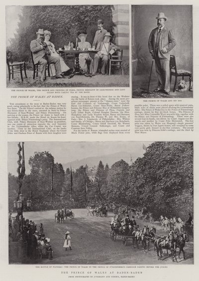 Le Prince de Galles à Baden-Baden - English Photographer