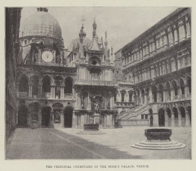 La cour principale du Palais des Doges, Venise - English Photographer