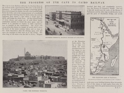 Le progrès du chemin de fer du Cap au Caire - English Photographer