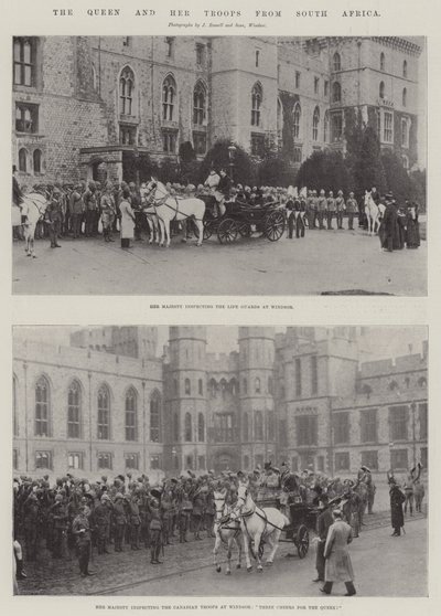 La reine et ses troupes d