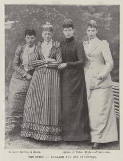 La reine du Danemark et ses filles - English Photographer